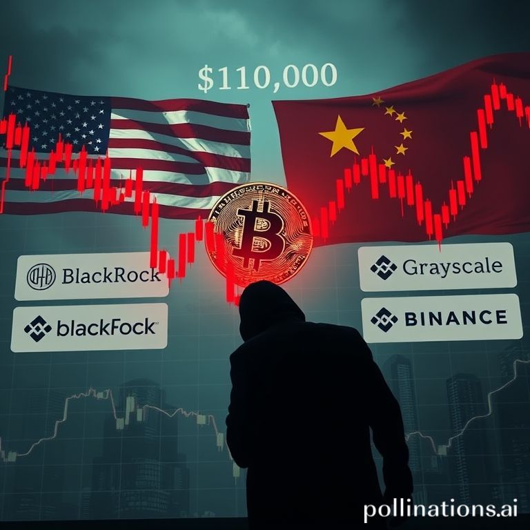 Bitcoin Falls Below $110,000 as ETF Outflows and a Giant Short Pressure Markets