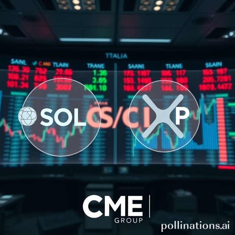 Company CME Group Lists Options on Solana and XRP Futures, Opening New Hedging and Directional Tools